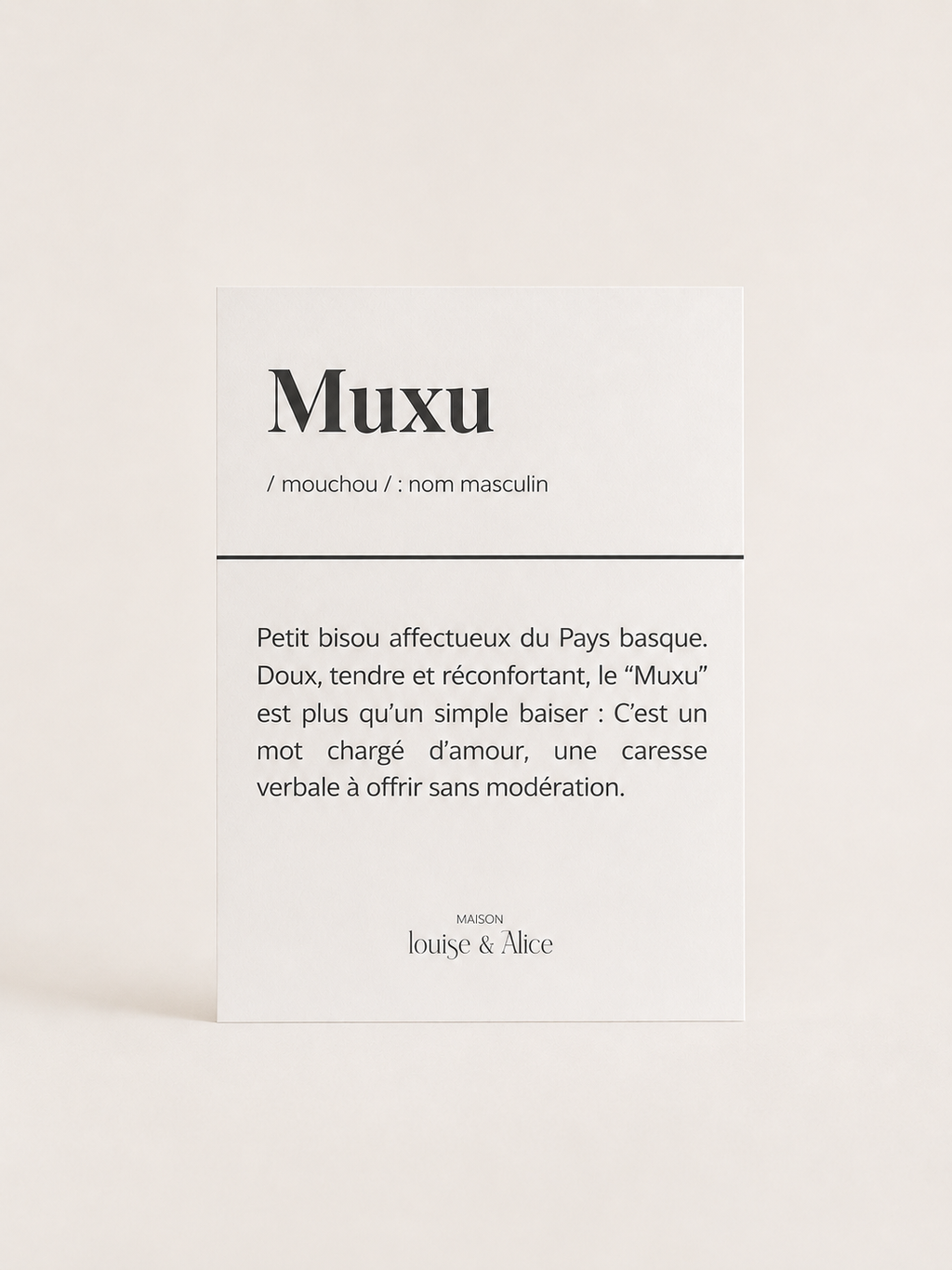 Affiche Muxu