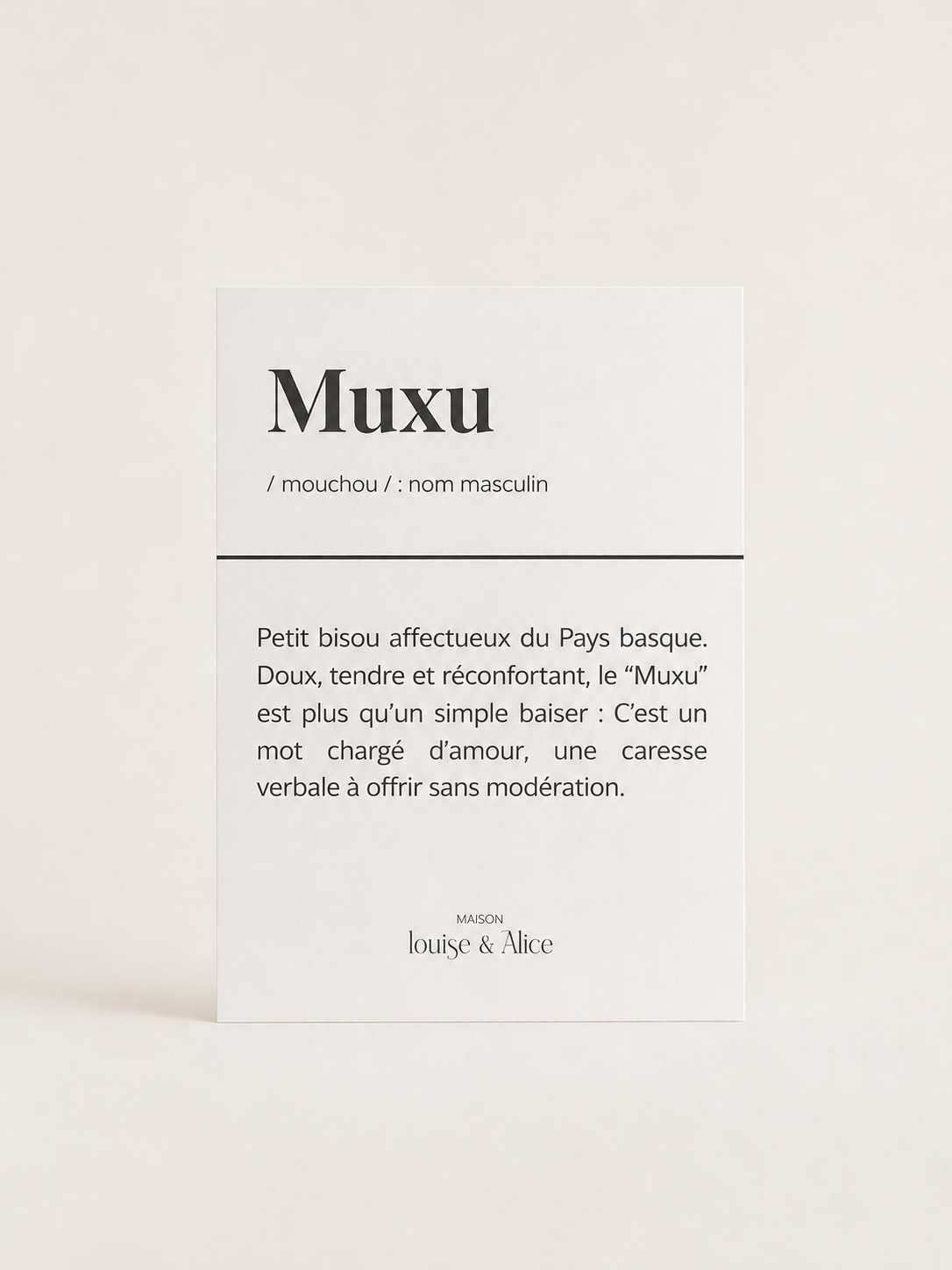 Affiche Muxu