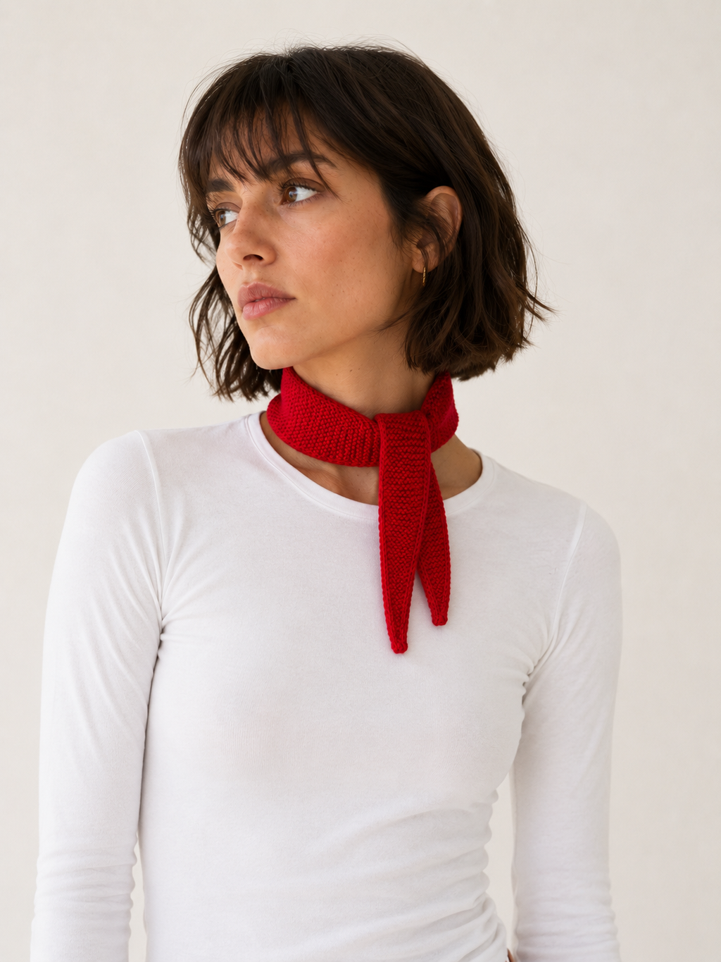 Echarpe rouge