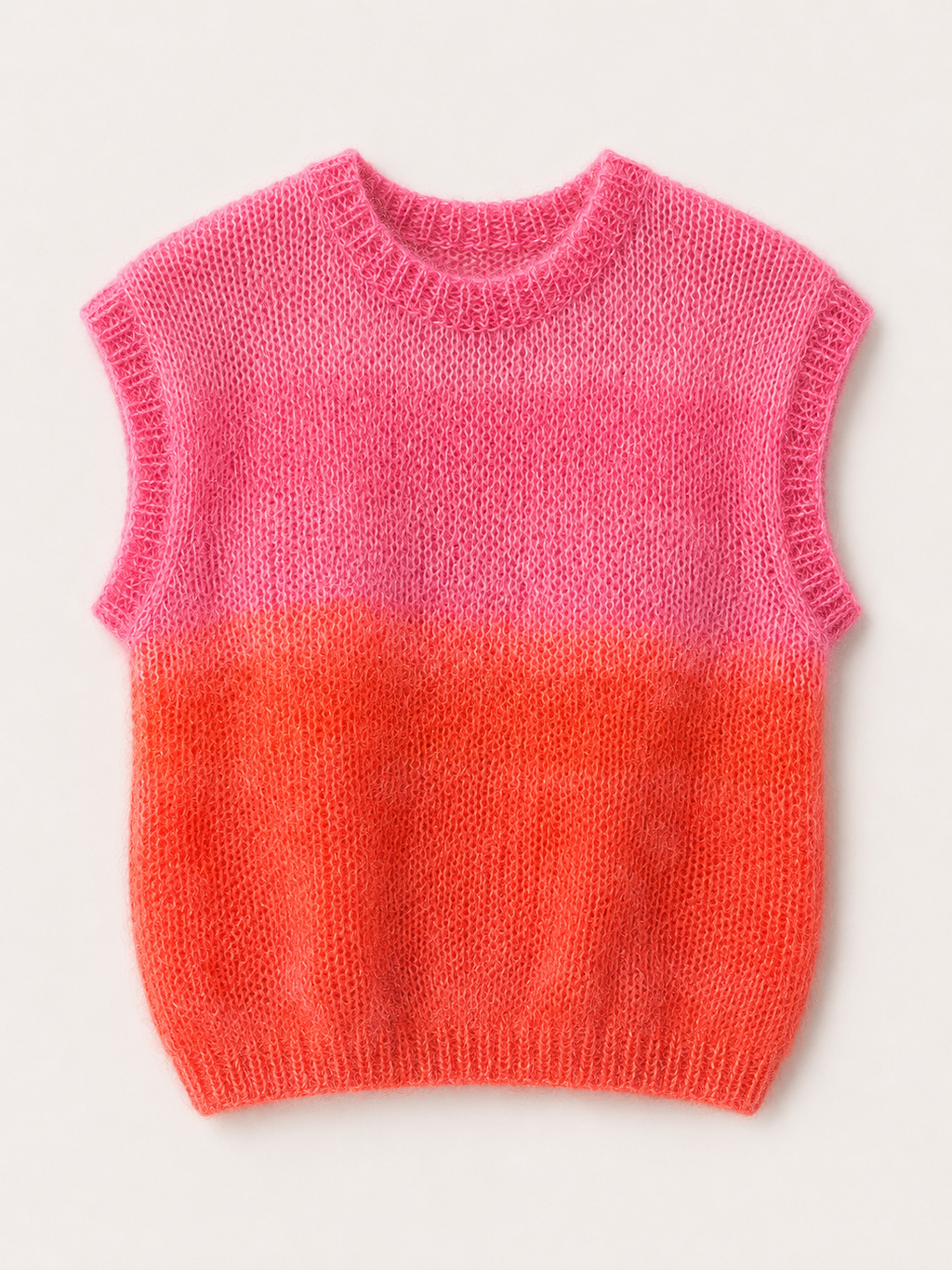 Pull sans manches dégradé