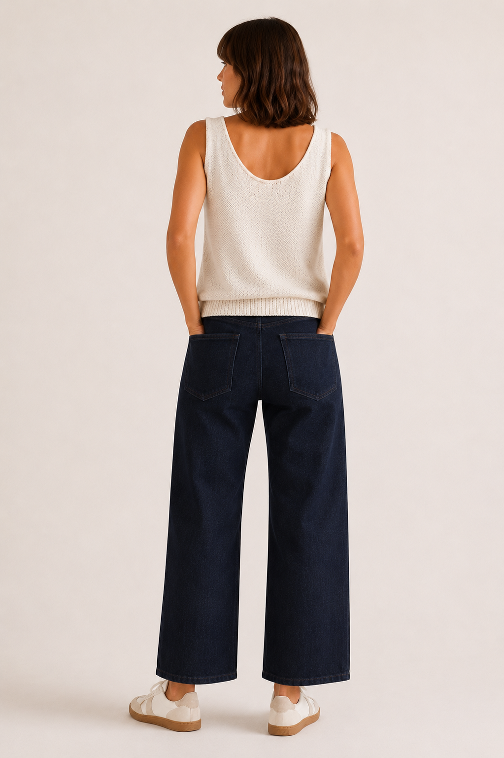 Top Jane blanc cassé