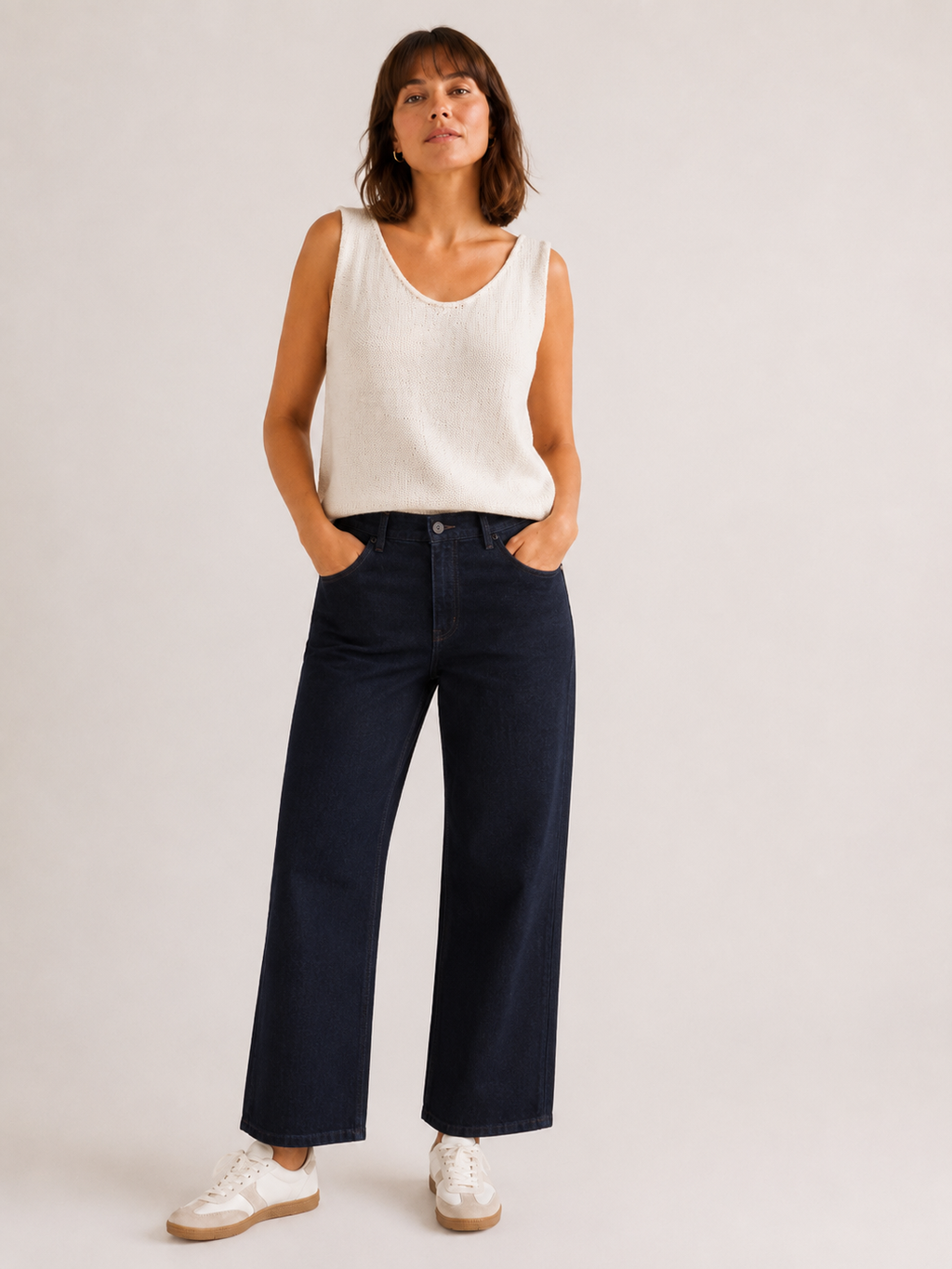 Top Jane blanc cassé