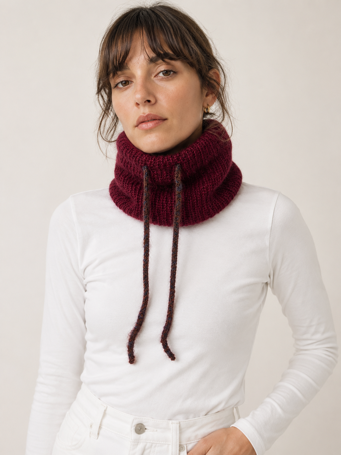 Snood burgundy