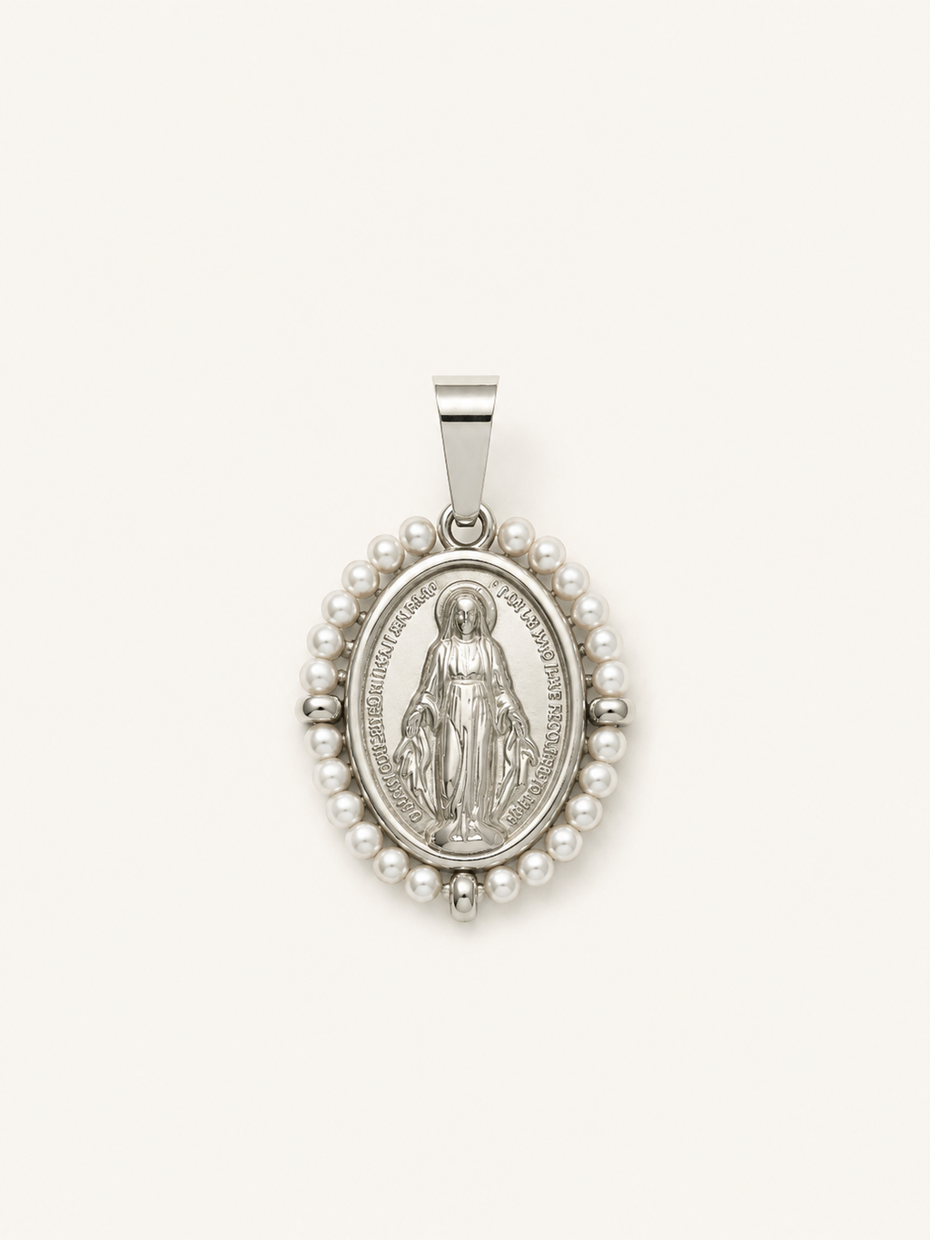 PENDENTIF MARIA ROSA ARGENT