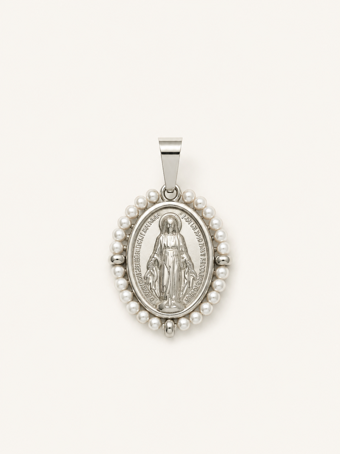 PENDENTIF MARIA ROSA ARGENT