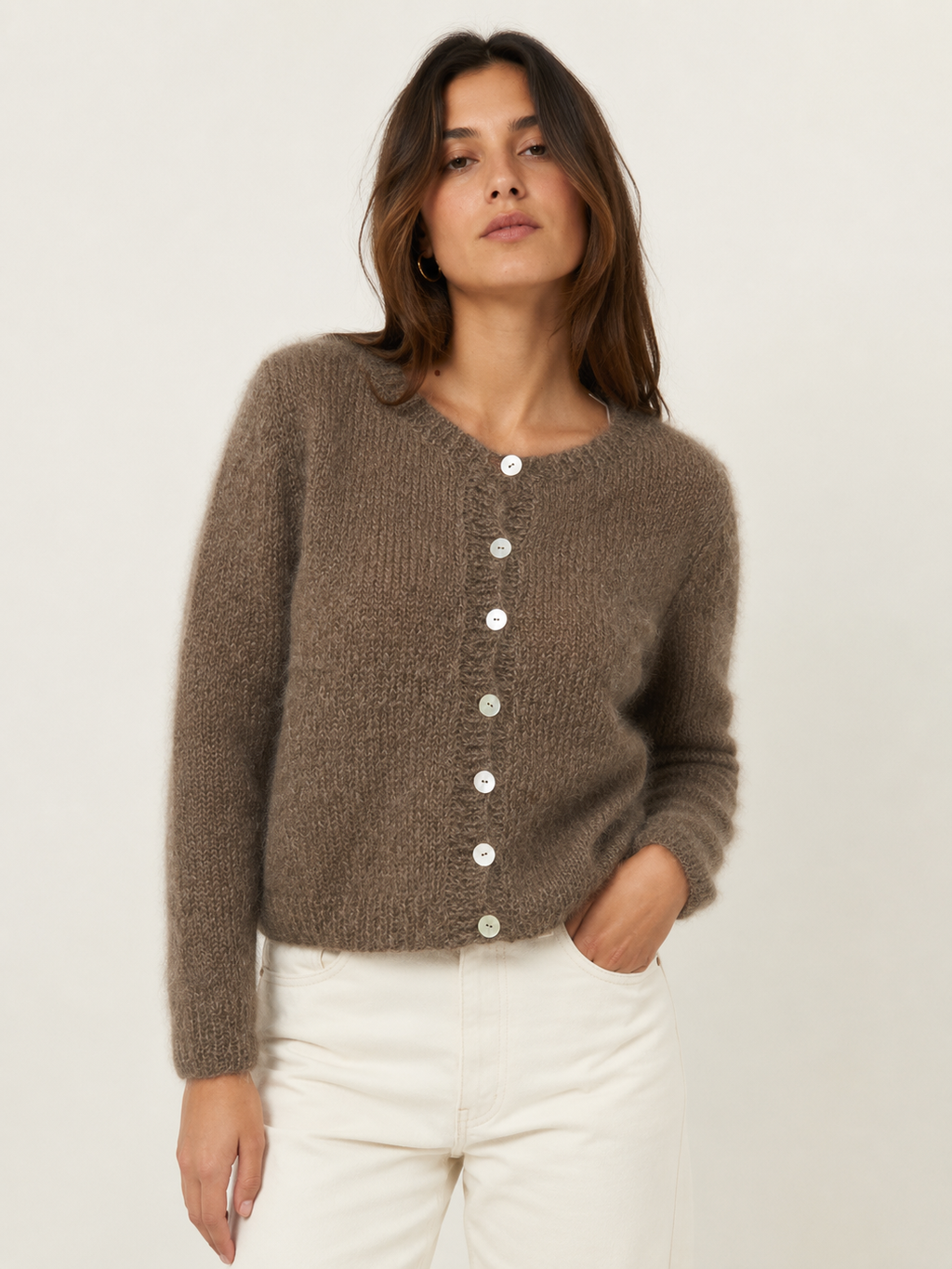 Gilet misha marron