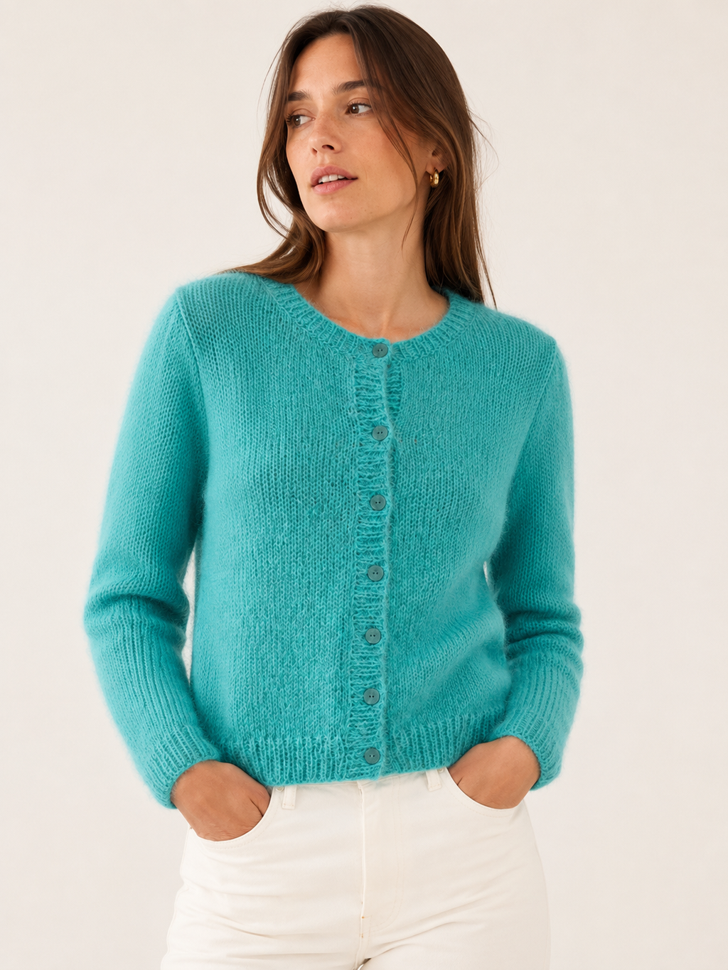 Gilet misha turquoise