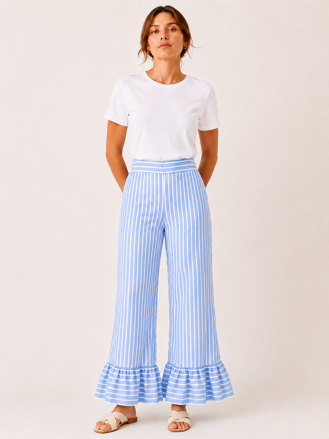 Pantalon Amatio à volant