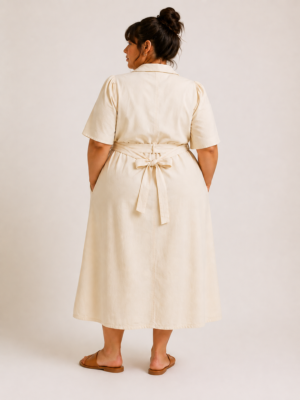 Robe Ambre écru
