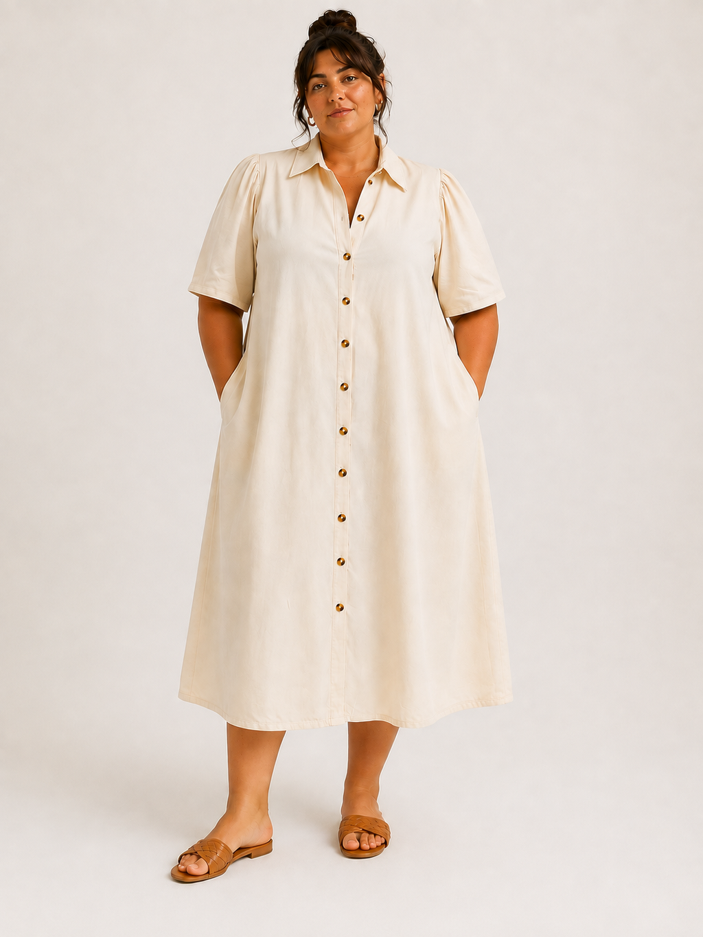 Robe Ambre écru