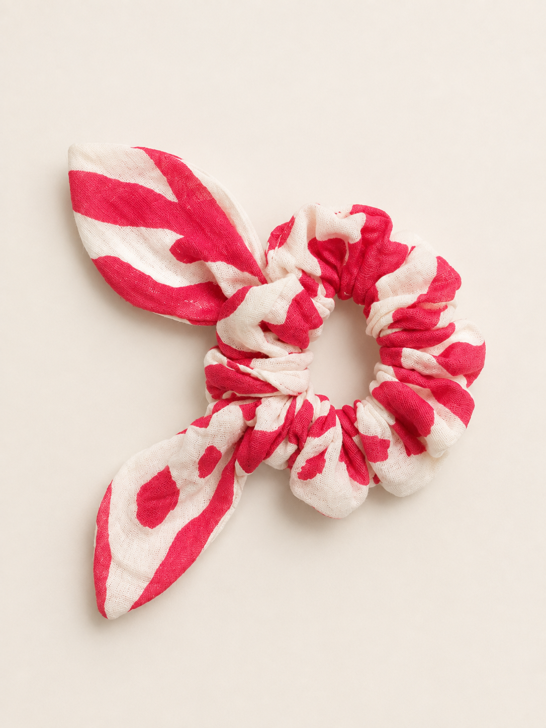 Chouchou rouge et blanc