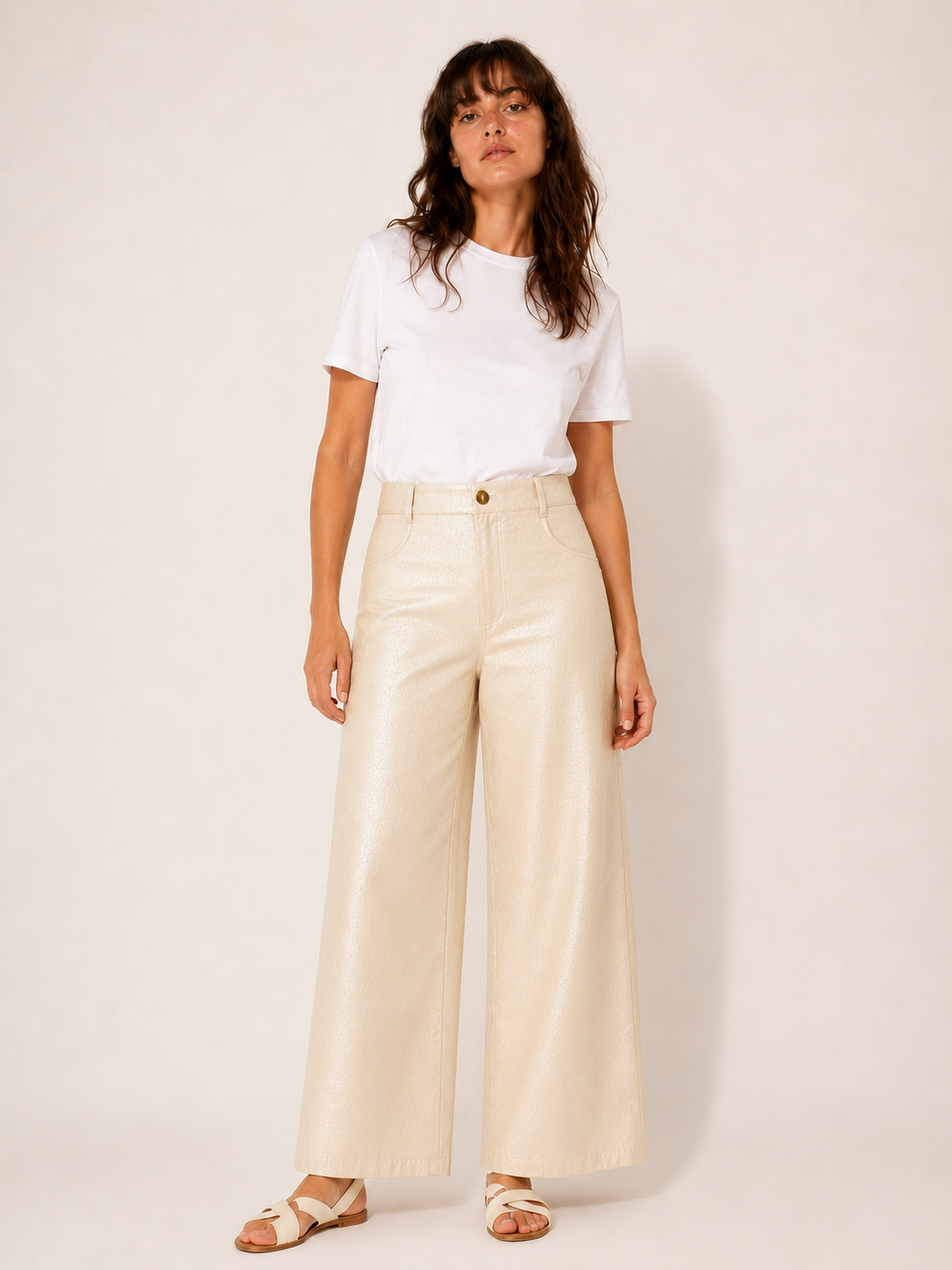 Jeans Ama champagne irisé