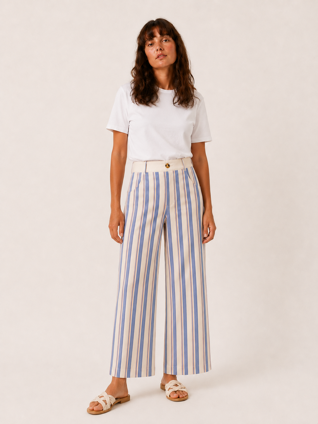Jeans Ama rayé