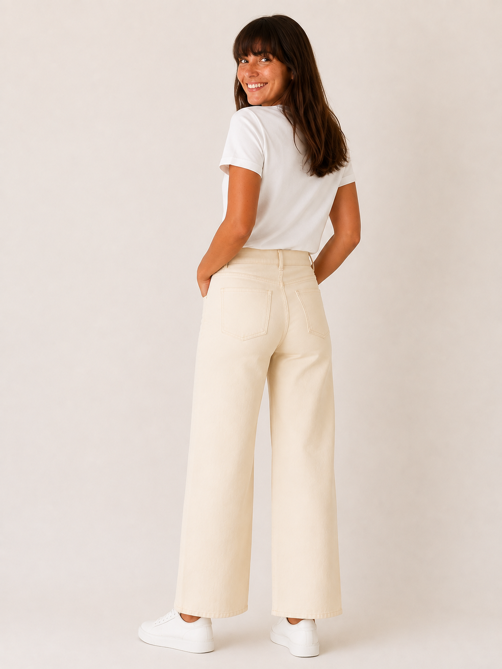 Jeans Ama écru