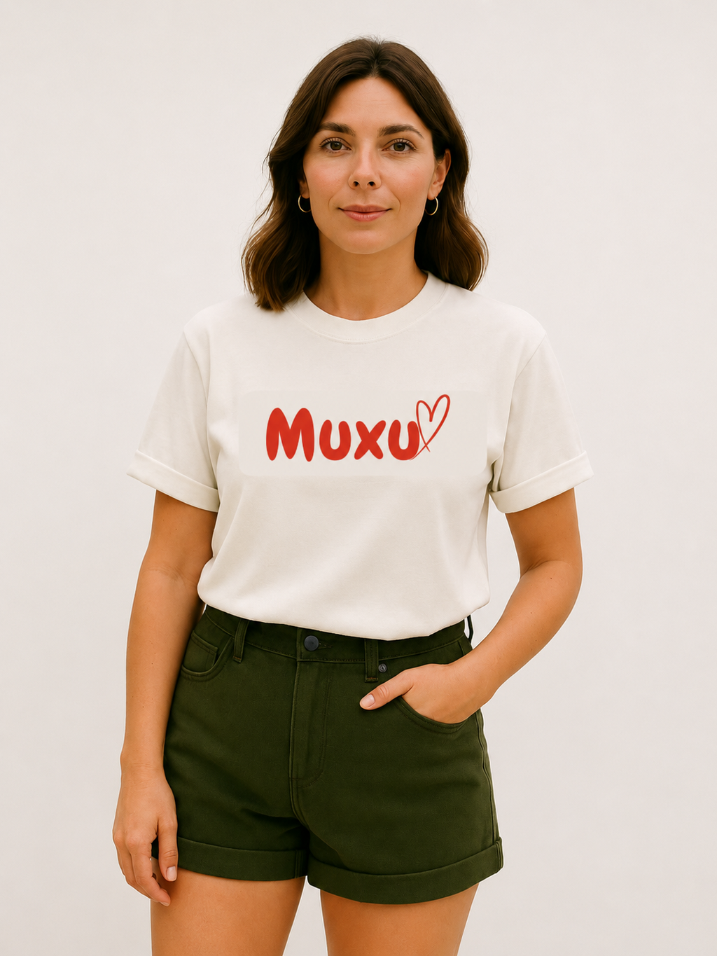 T-Shirt Muxu blanc
