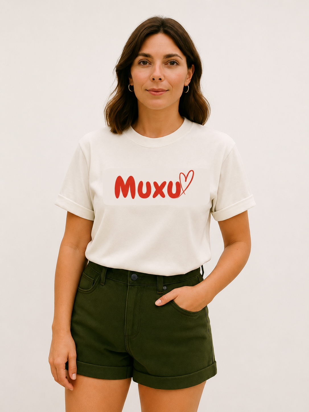 T-Shirt Muxu blanc