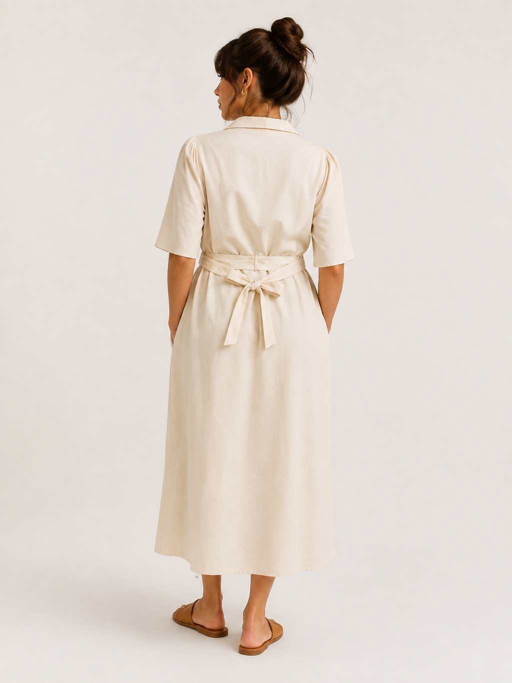 Robe Ambre écru